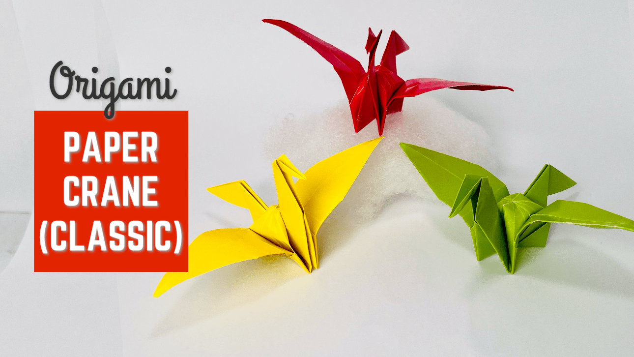 How to Make Origami Paper Crane Classic Traditional