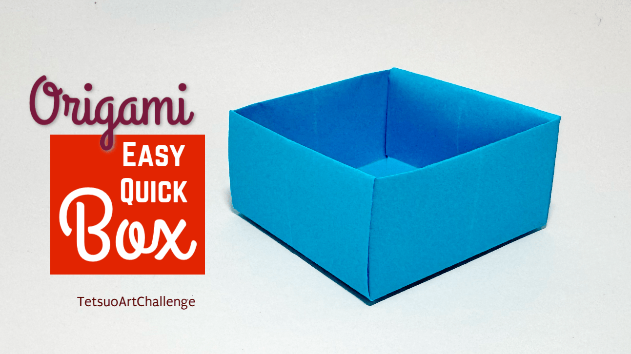 How to make Origami Box Easy and Quick