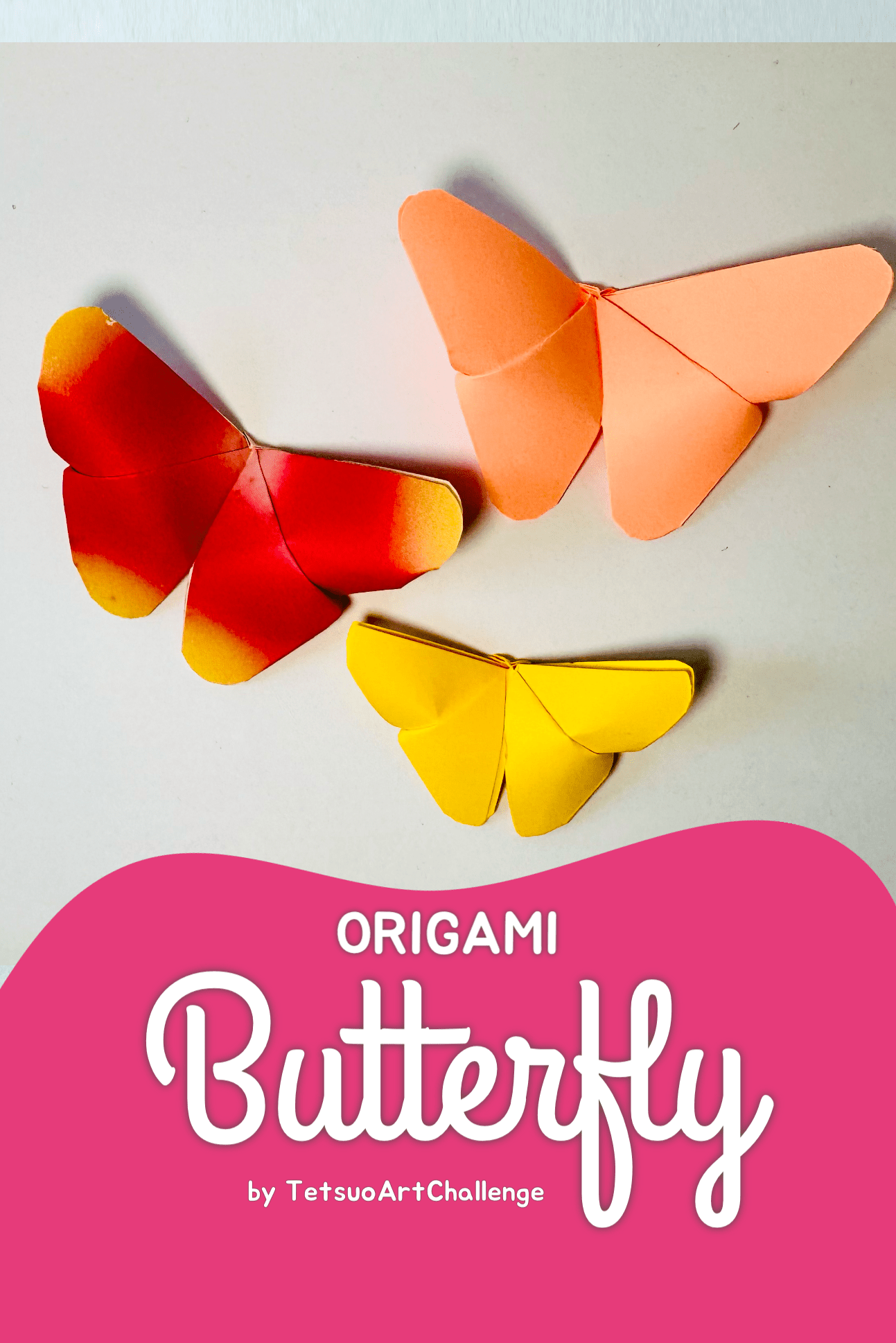 How to Make Origami Butterfly | Easy Version