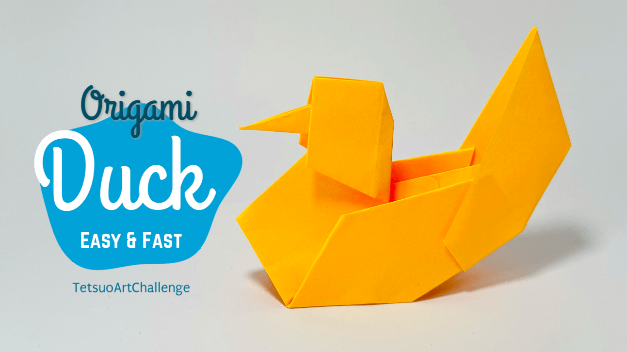 How to Make Origami Duck | Easy And Fast