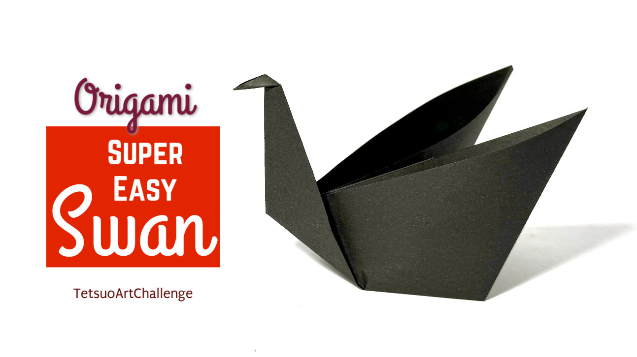 How to Make Origami Swan | Super Easy Tutorial