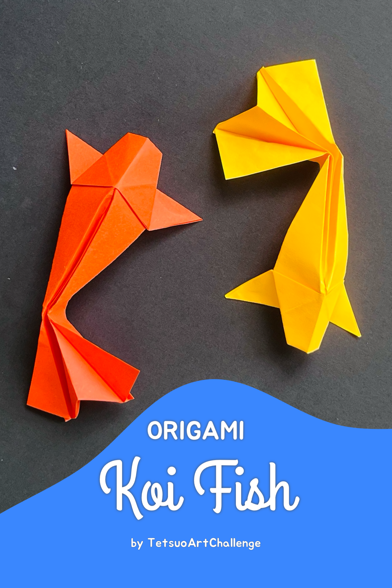 Origami Koi Fish | Goldfish | Easy Tutorial