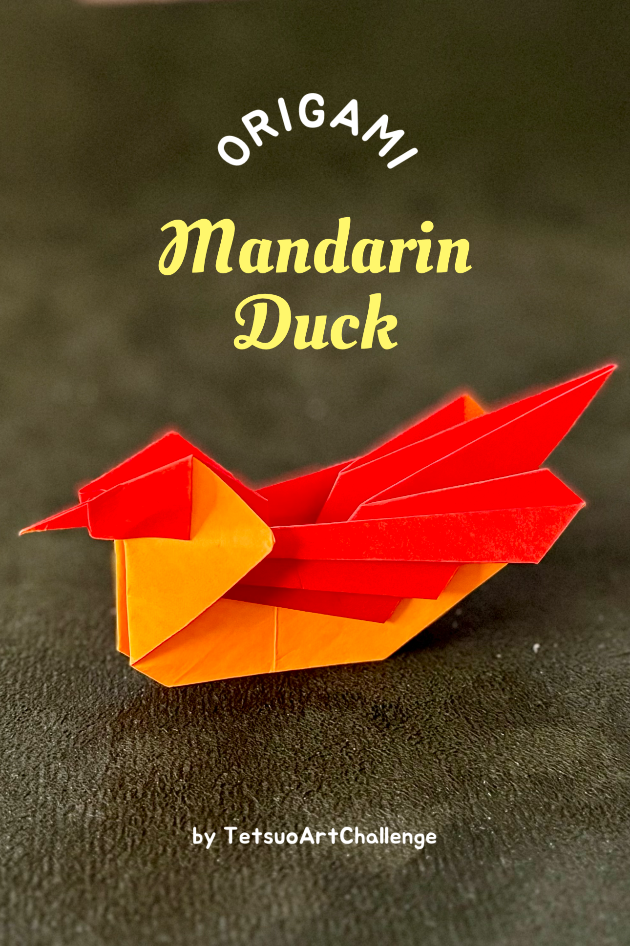 Step-by-step How to Make Origami Mandarin Duck