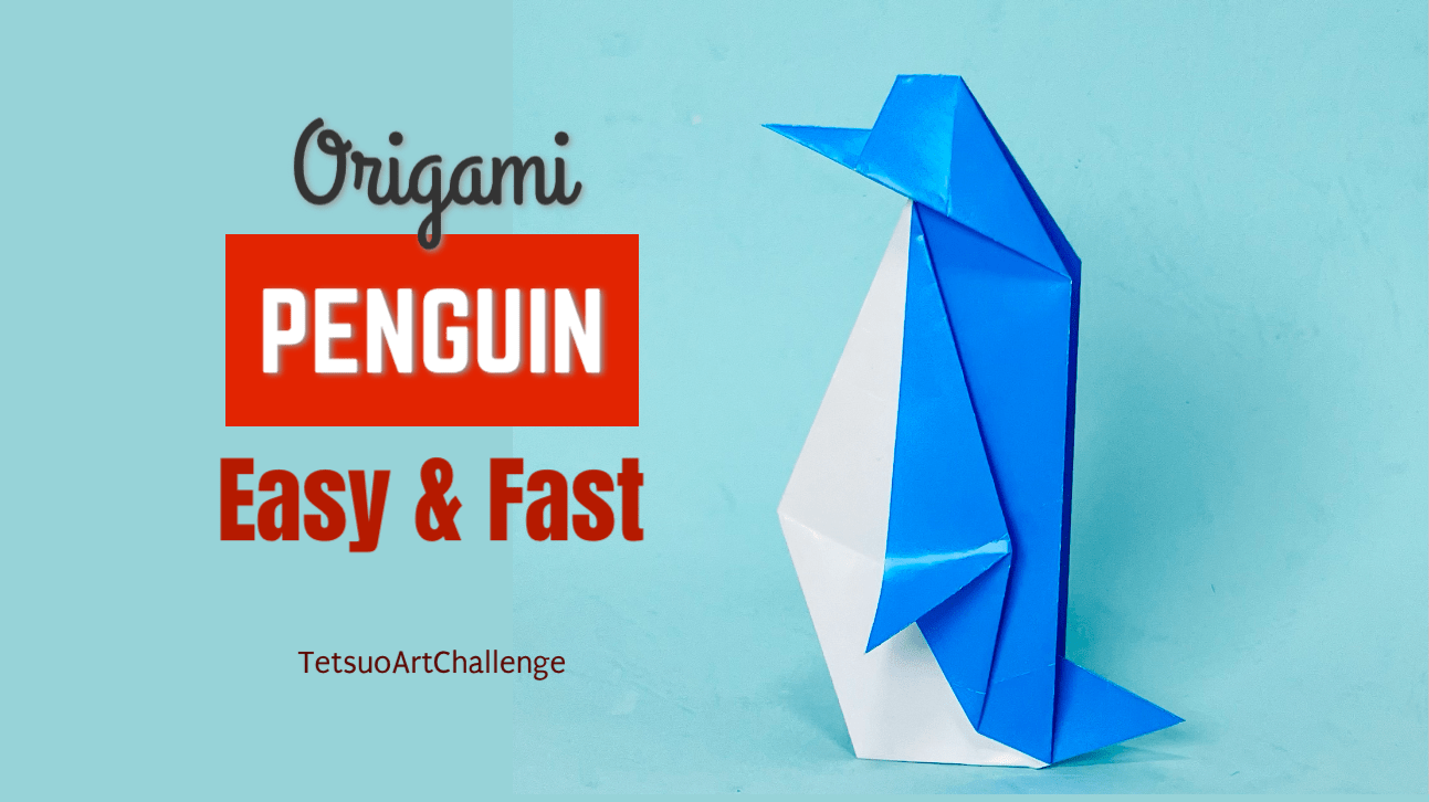 How To Make Origami Easy Penguin Tutorial