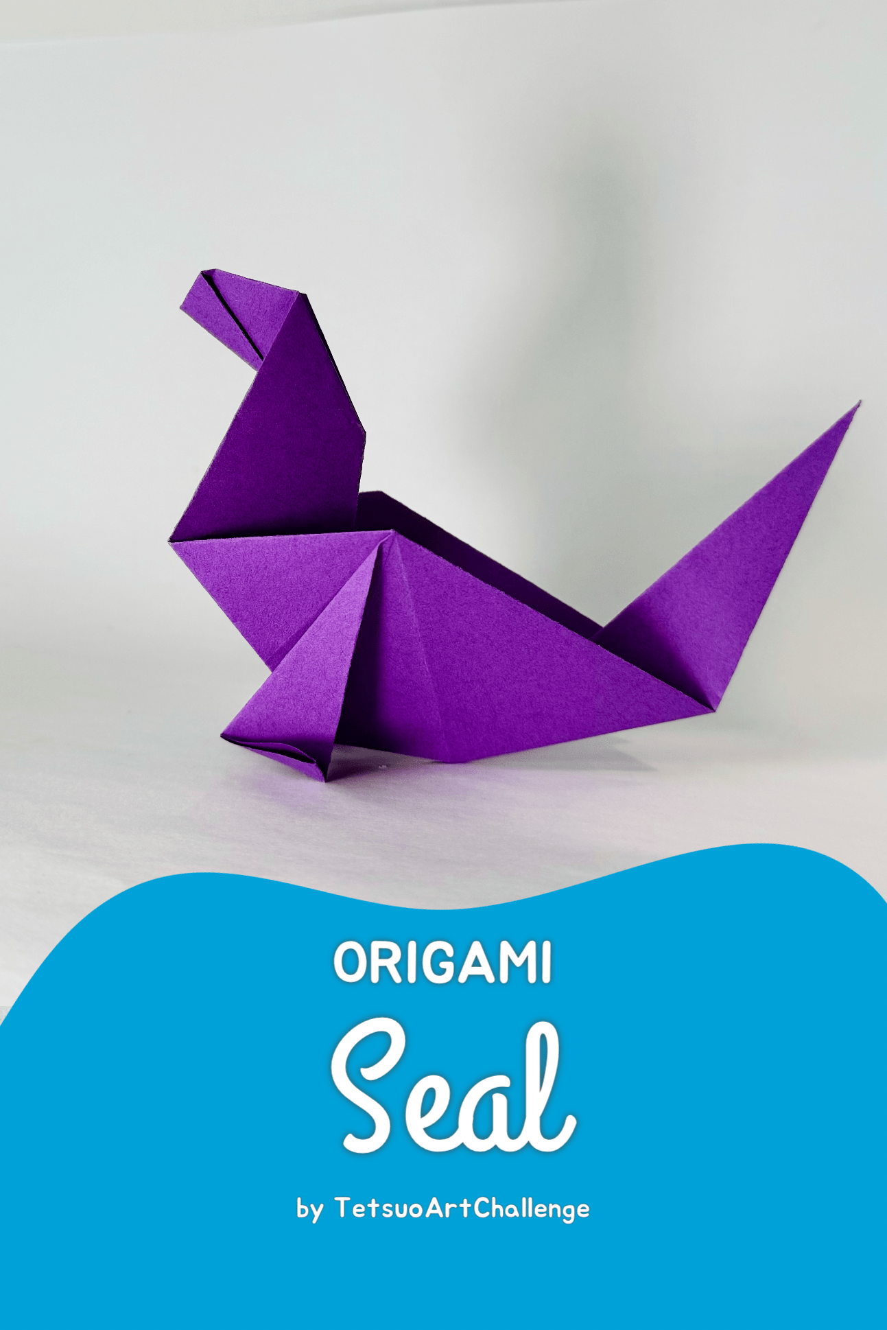 How to Make Origami Seal Tutorial | Easy Version