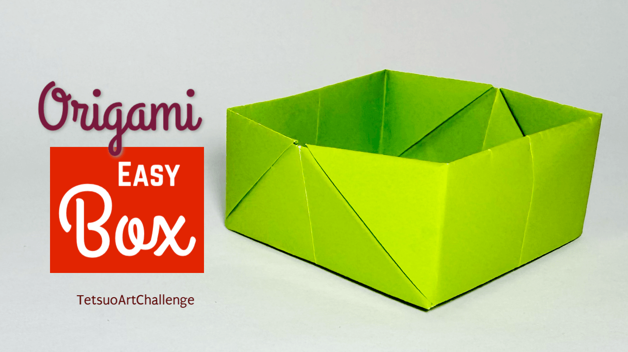 How to Make Origami Box in 5 Minutes | Super Easy