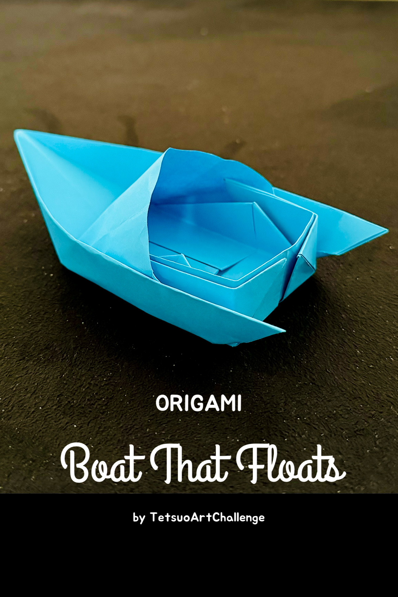 Step-by step Origami Boat That Actually Floats