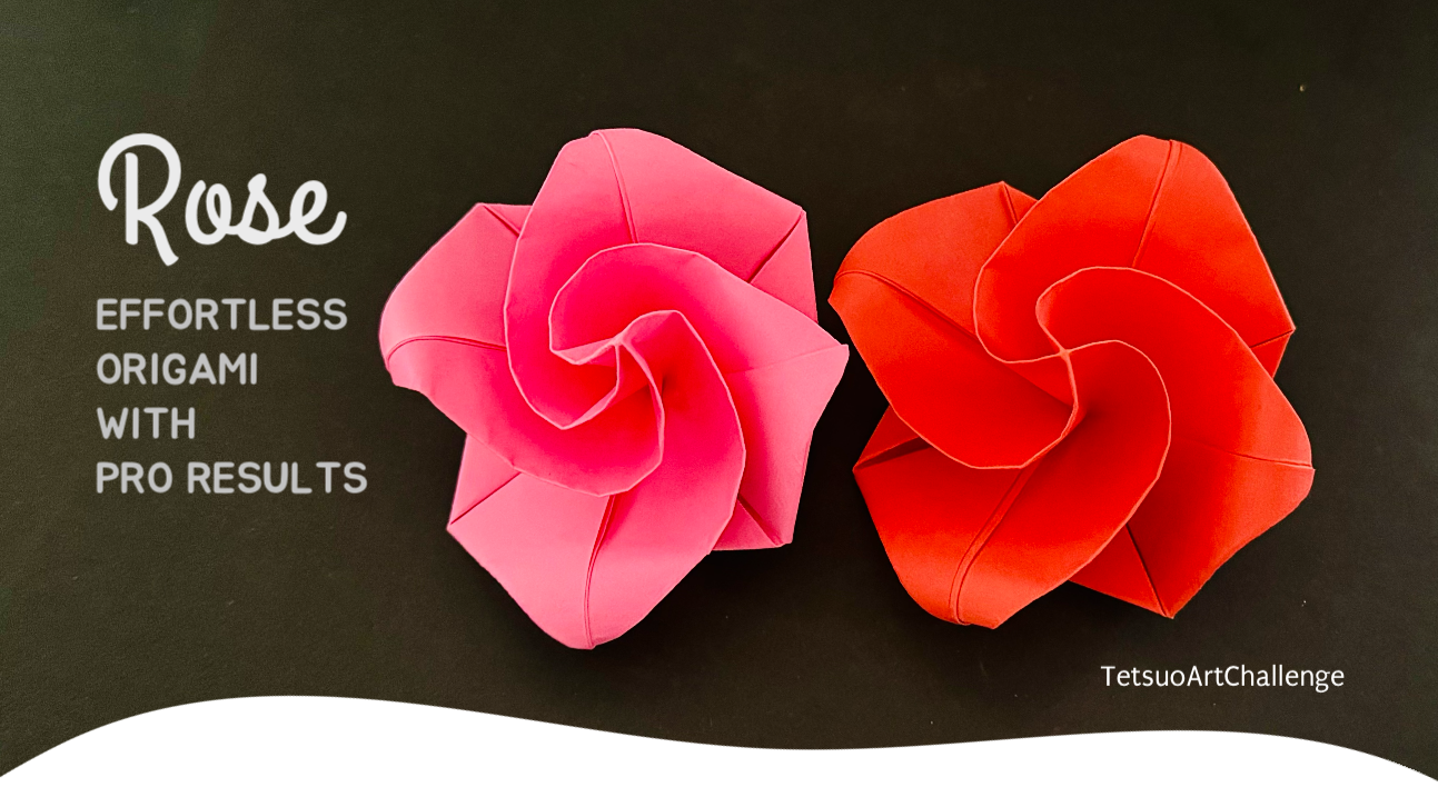 Effortless Origami Rose Tutorial with Pro Results | Amazing Origami