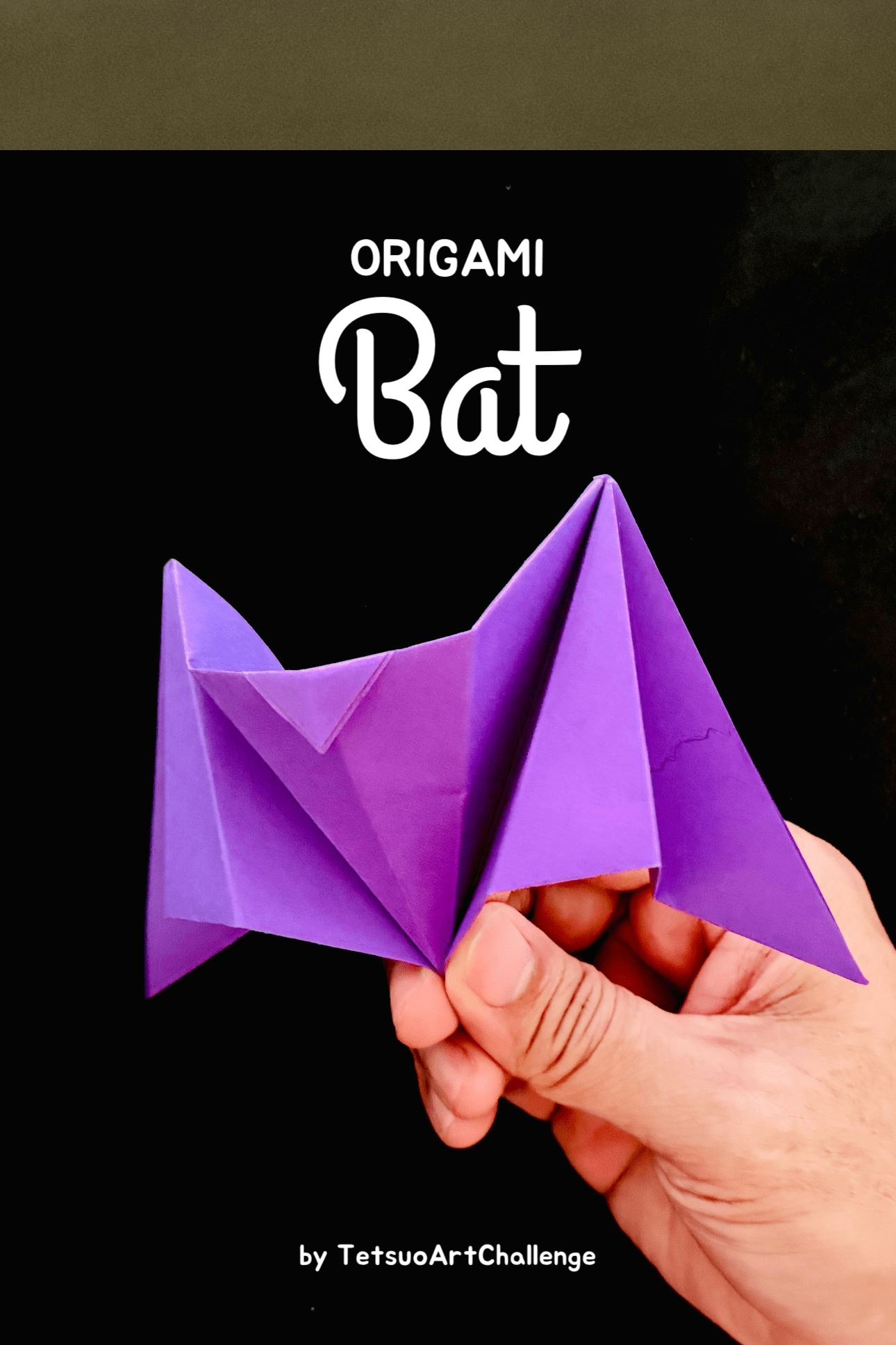 Origami Bat | Halloween Bat Paper Craft Tutorial