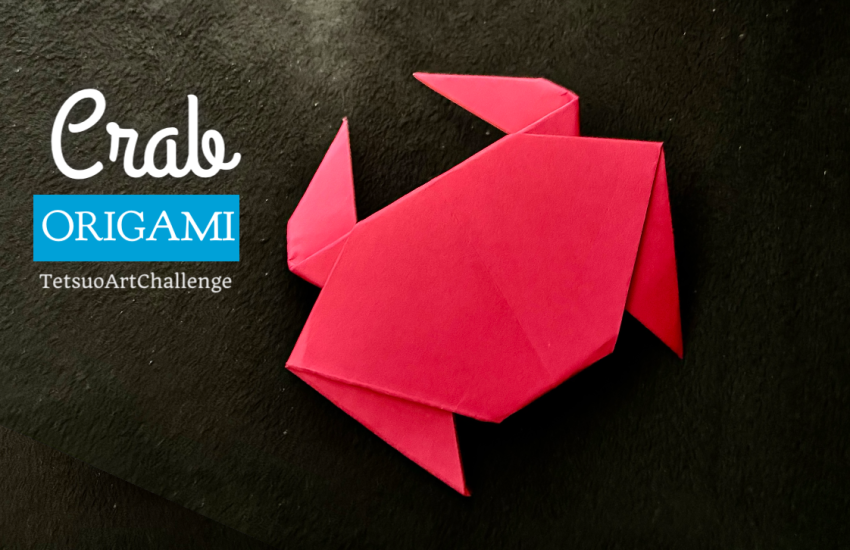 Origami Crab Paper Craft Simple Easy Version