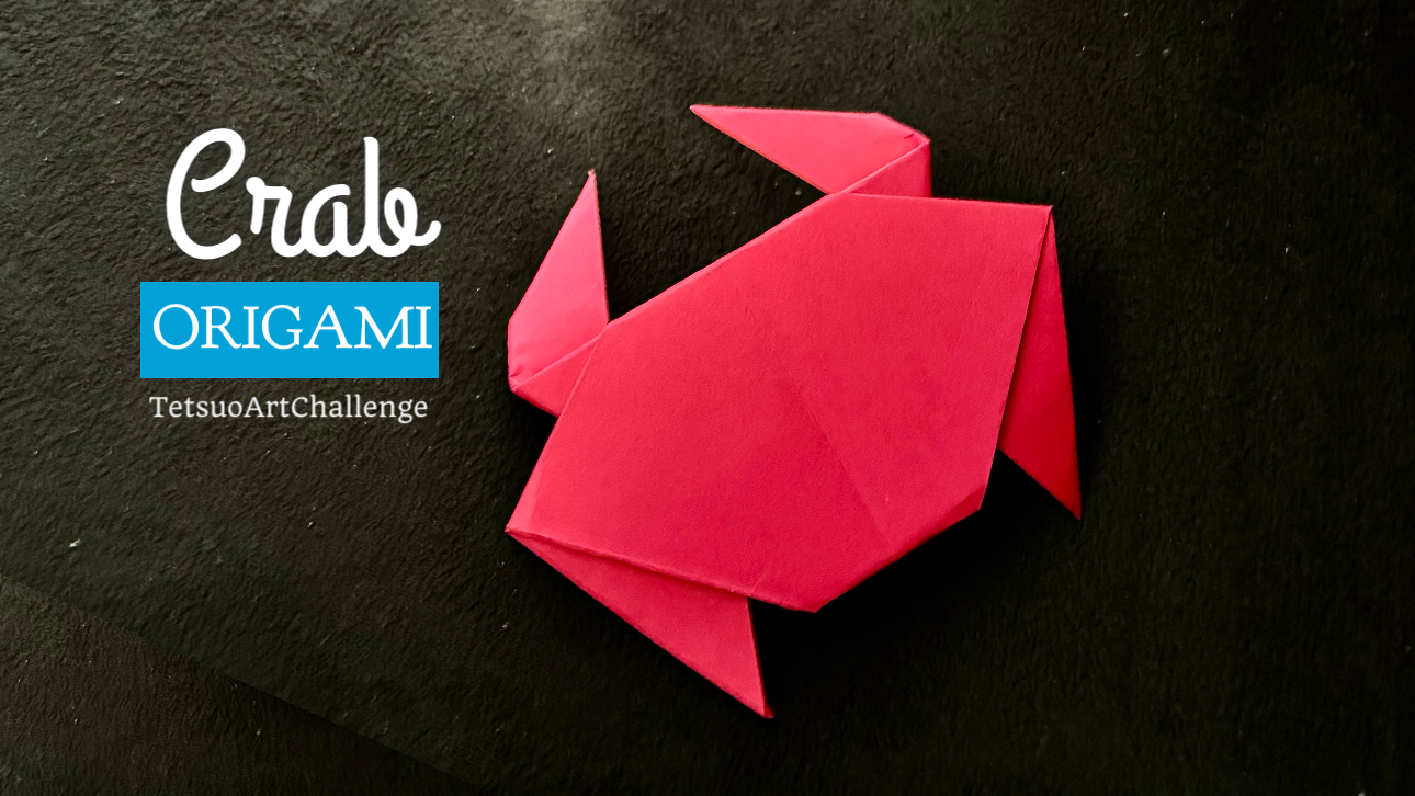 Origami Crab Paper Craft Simple Easy Version