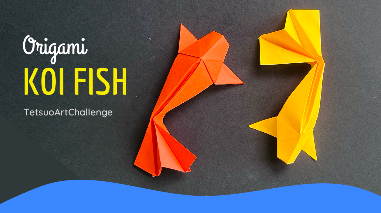 Origami Koi Fish | Goldfish | Easy Tutorial