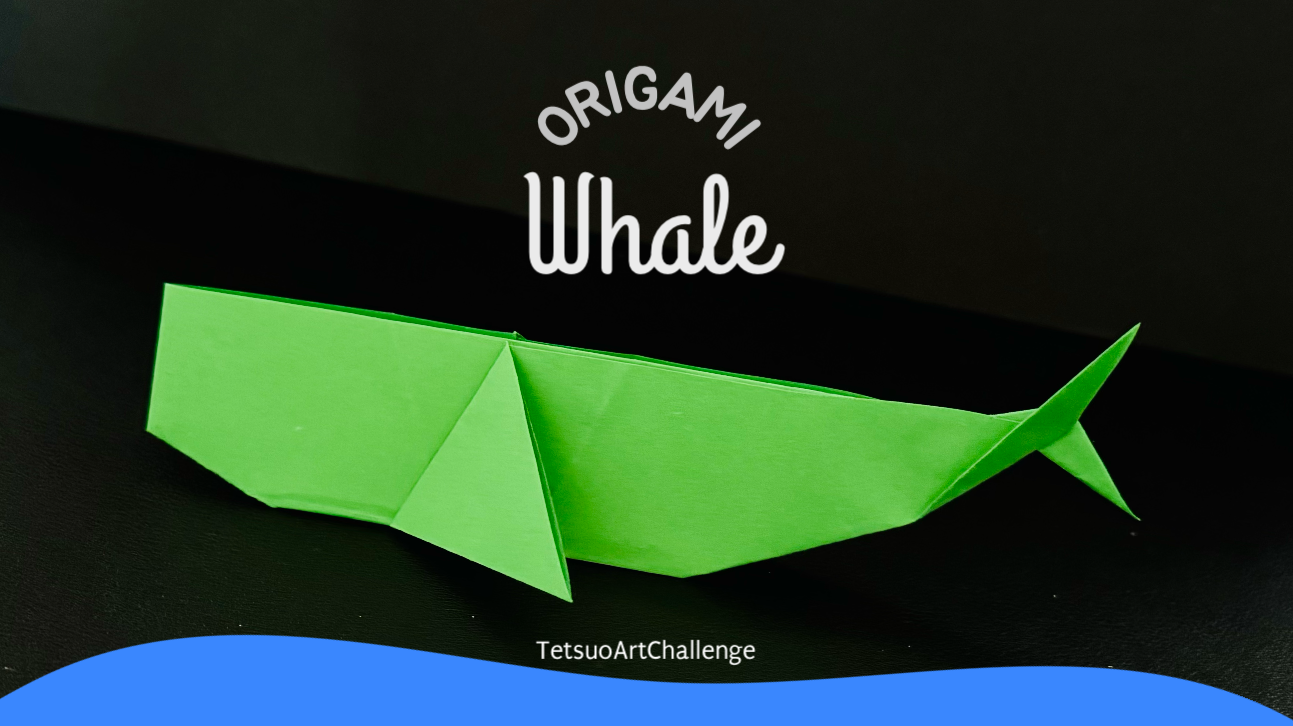 Step by step how to make Origami Whale | Easy Tutorial