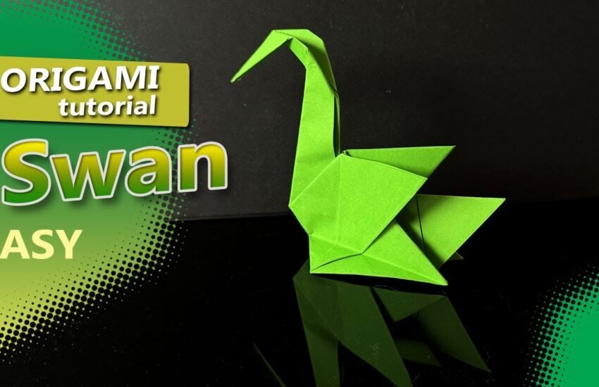 Origami Swan Easy Tutorial | 折り紙のチュートリアル