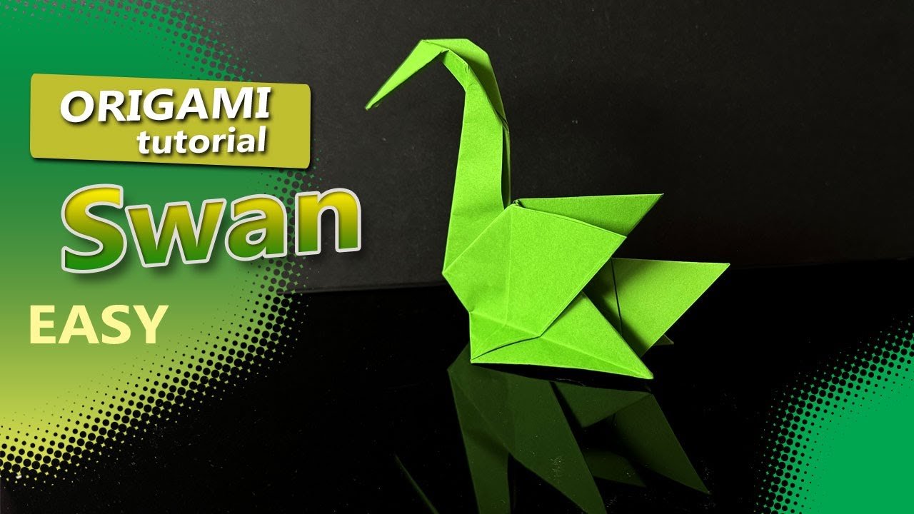 Origami Swan Easy Tutorial | 折り紙のチュートリアル