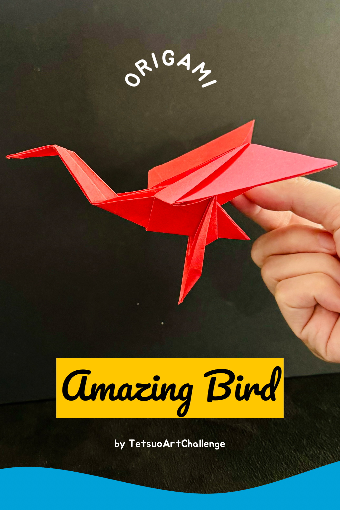 Step-by-step Tutorial Origami Amazing Bird | Relaxing Origami