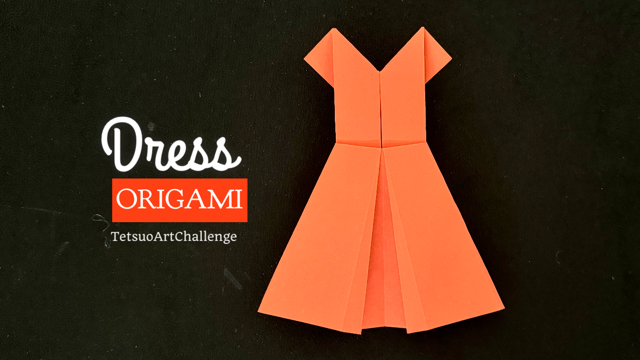 Origami Elegant Dress Paper Craft