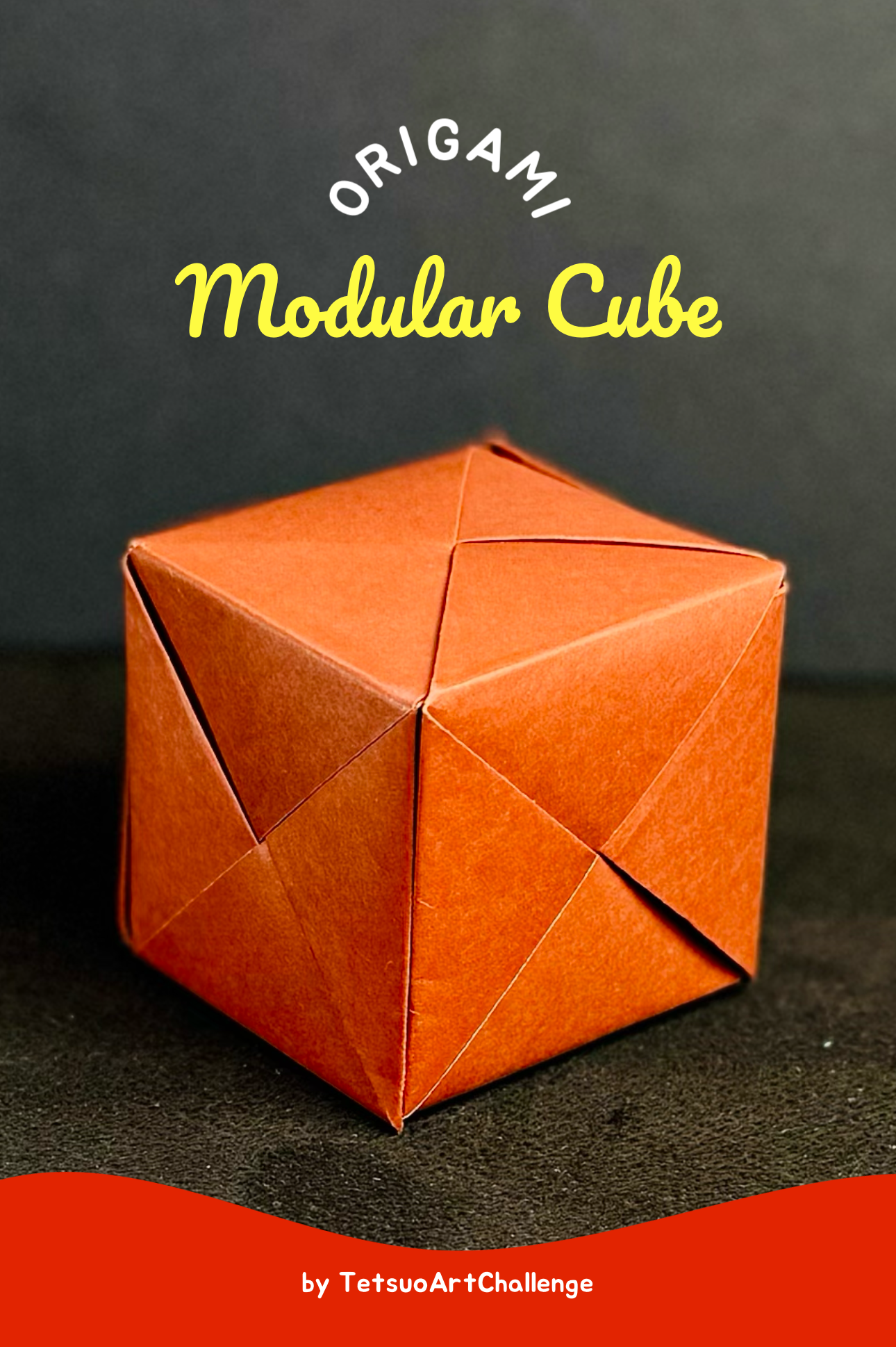 How to Make Origami Modular Cube | No-Glue No-Scissors | Relaxing Origami