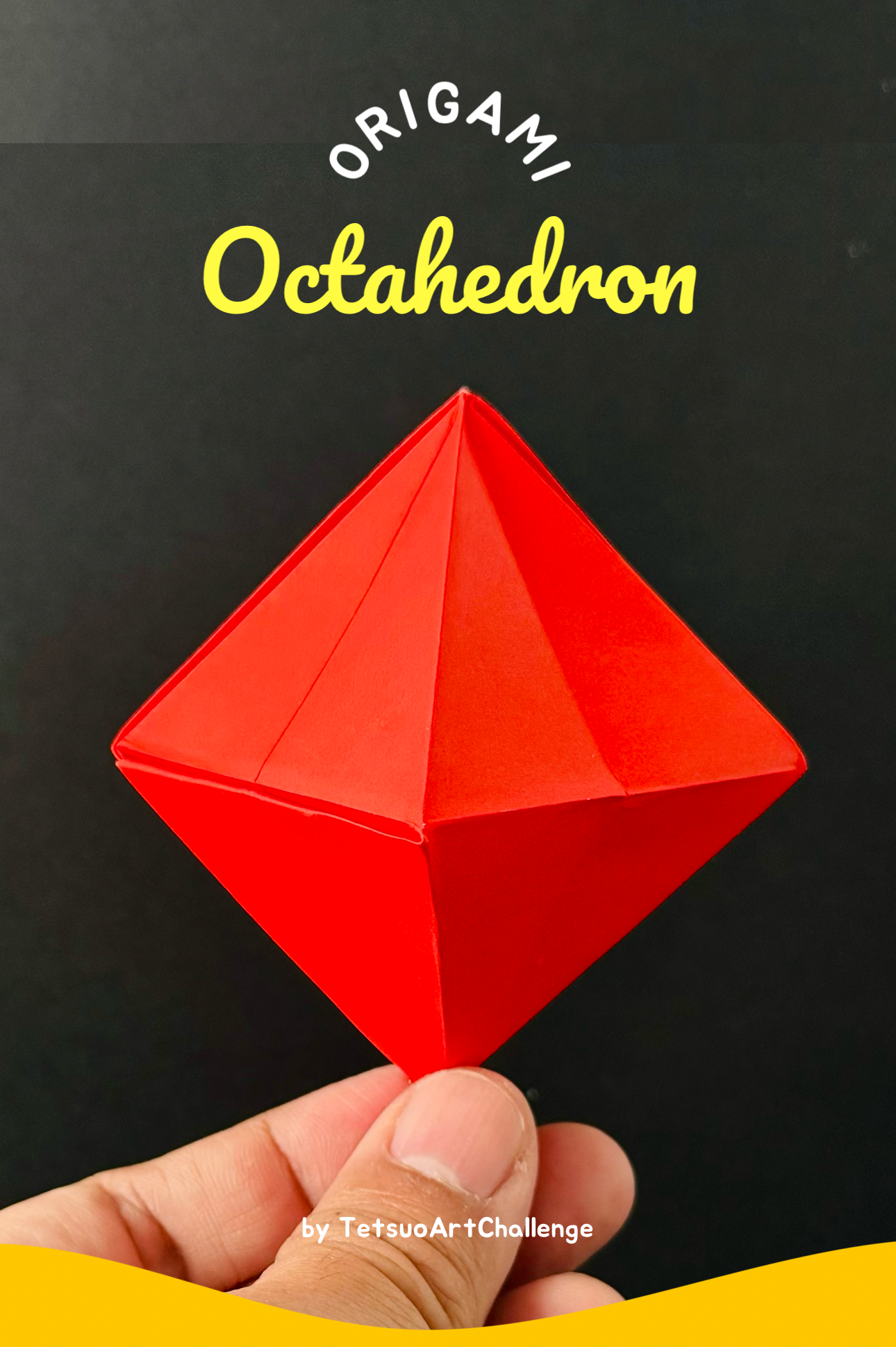 How to Make Origami Octahedron | 3D Origami | Relaxing Origami