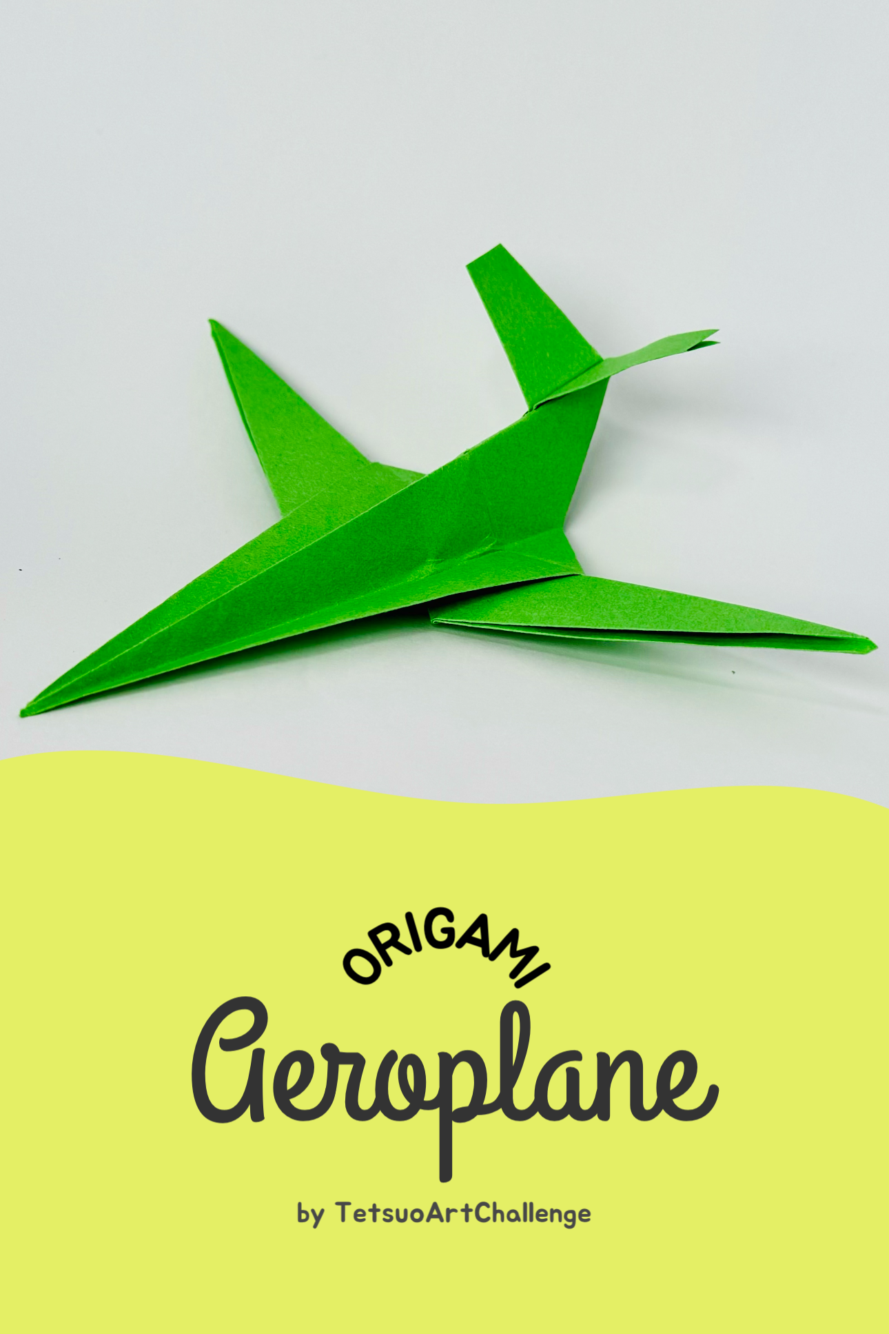 Origami Aeroplane Simple Version | Paper Craft Tutorial