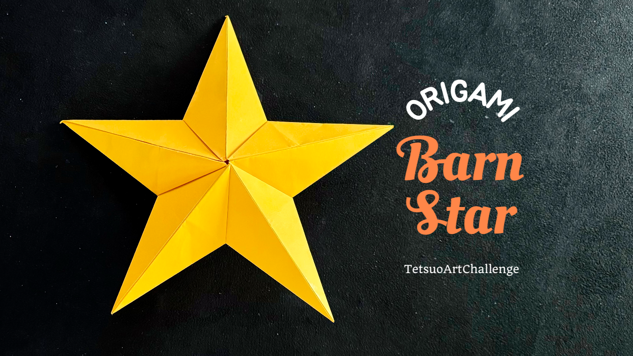 How to Make Origami Barn Star | Easy Version