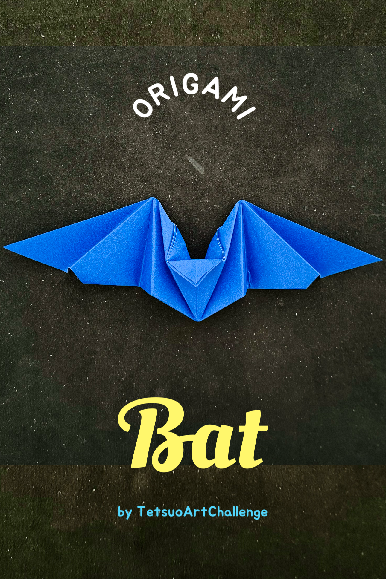 How to Make Origami Bat | Easy Version