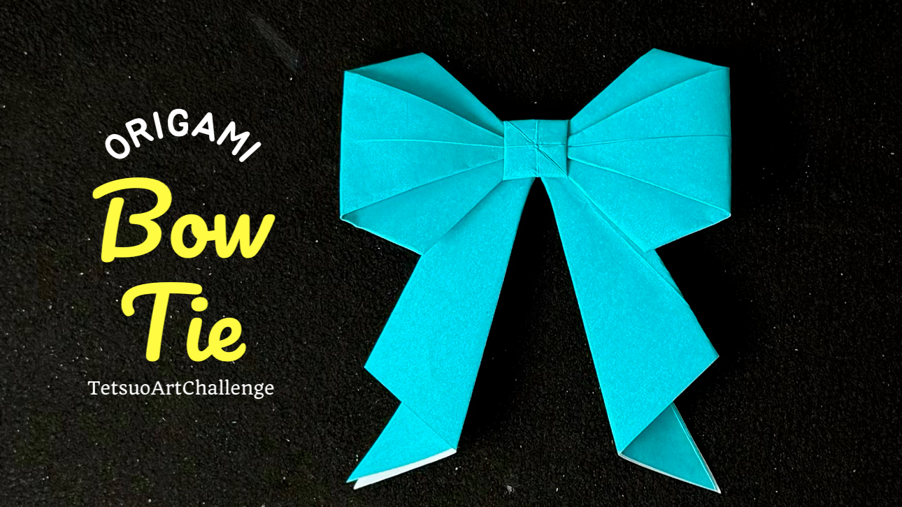 How to Make Origami Bow Tie | Paper Craft Easy Version