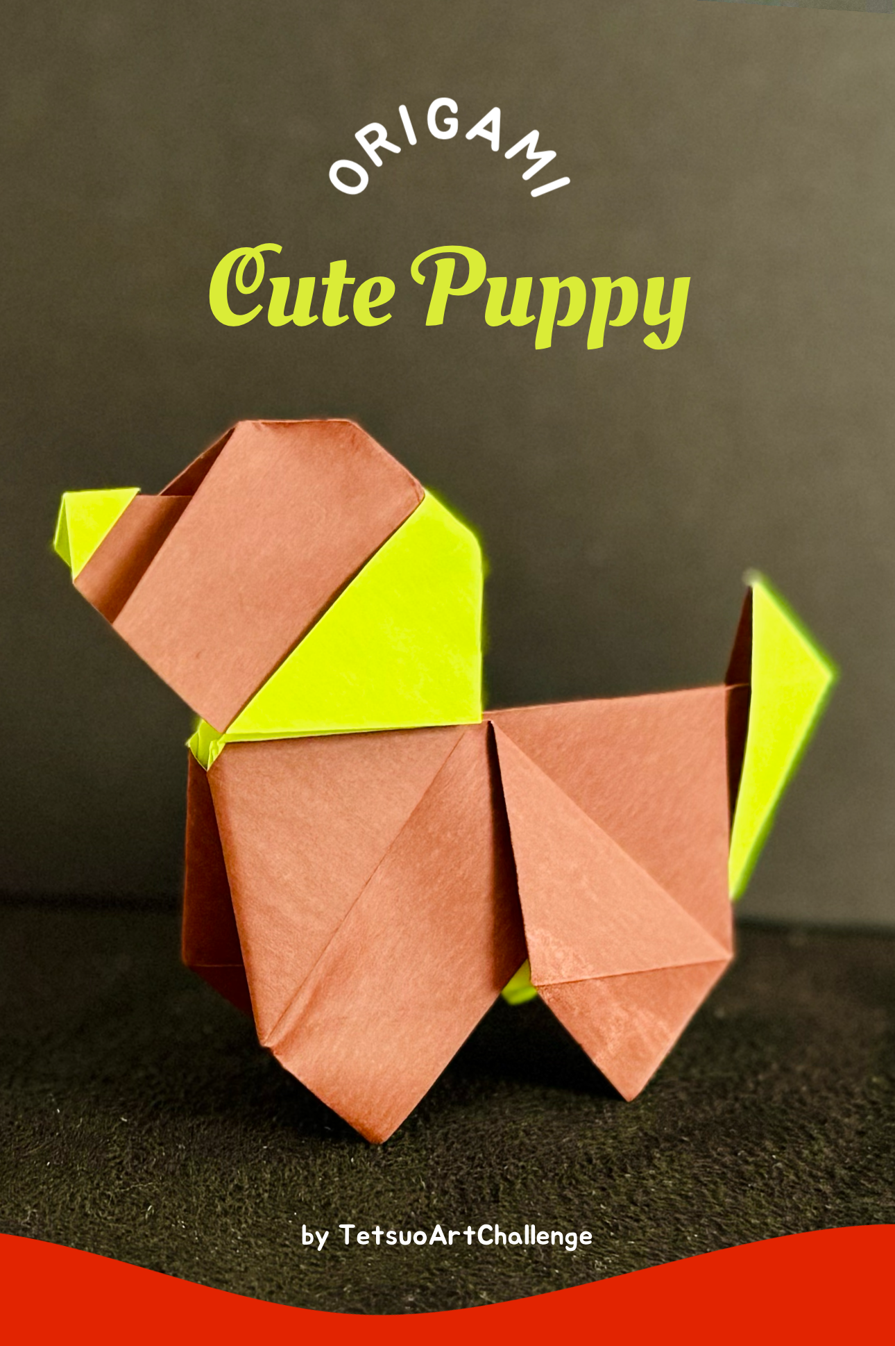 How to Make Origami Cute Puppy | Dog Origami | Relaxing Origami