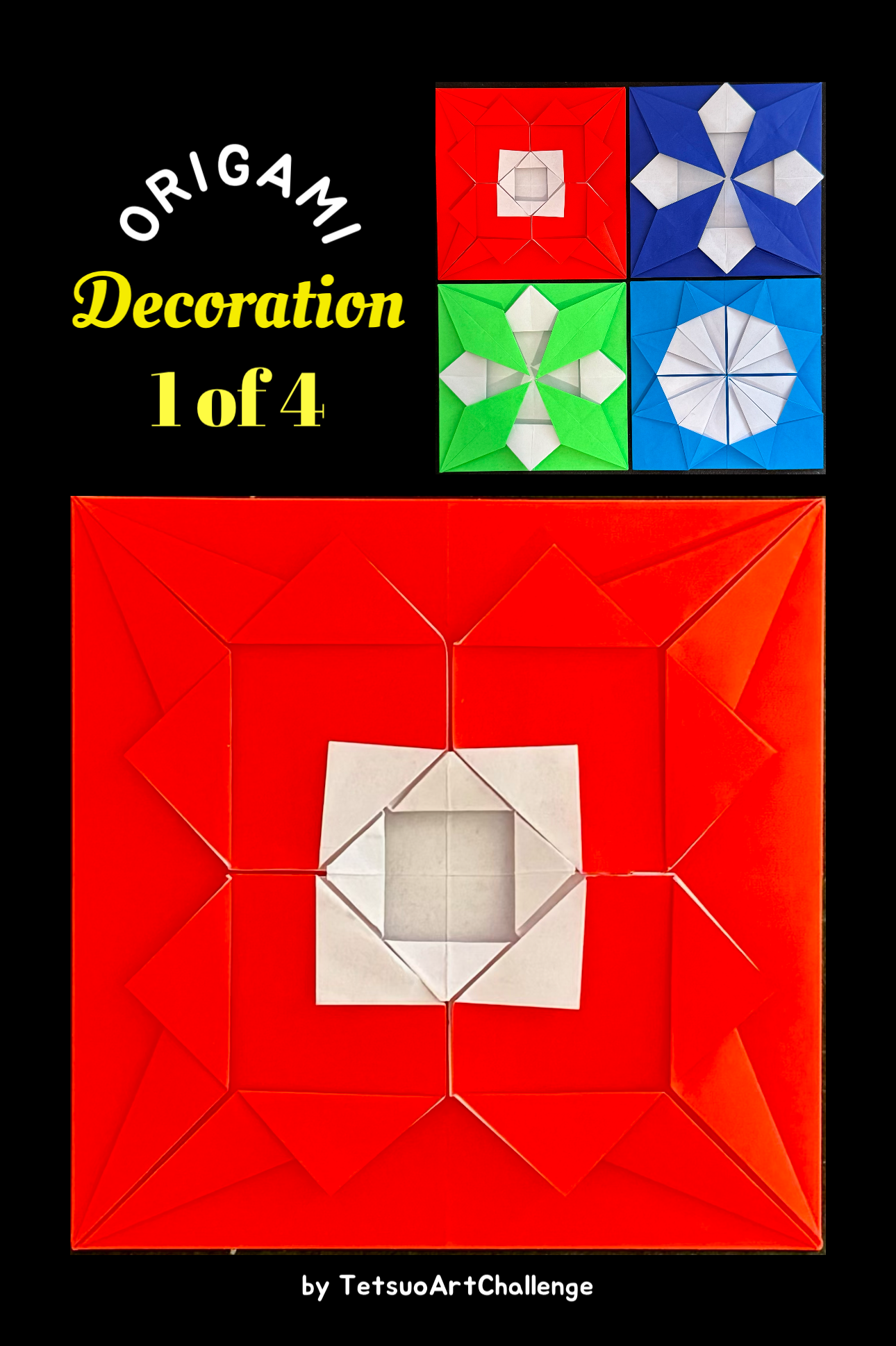 How to Make Origami Decoration 1 of 4 | Easy Version