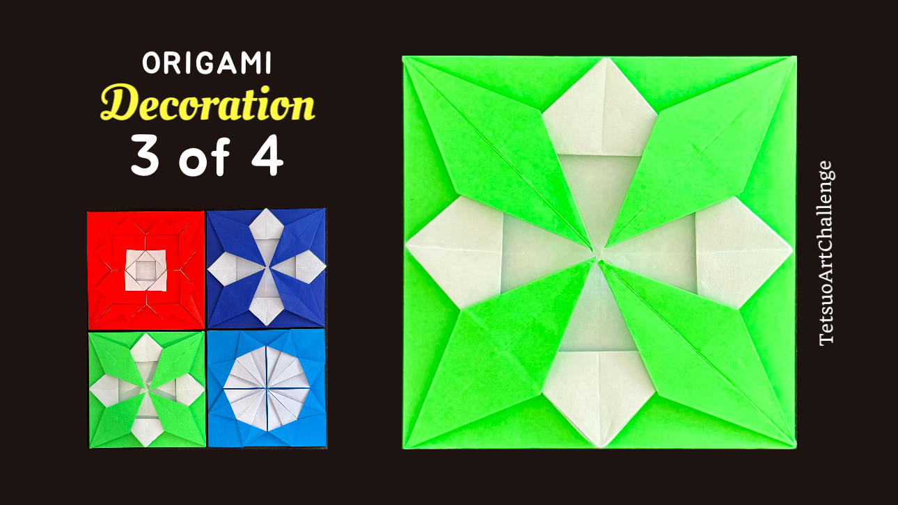 How to Make Origami Decoration 3 of 4 | Easy Version