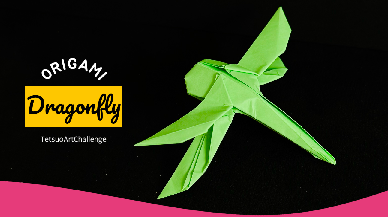 How to Make Origami Dragonfly | Relaxing Origami