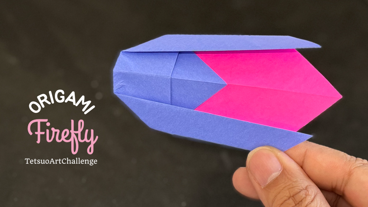 Origami Firefly | Origami Bug | Paper Craft Tutorial