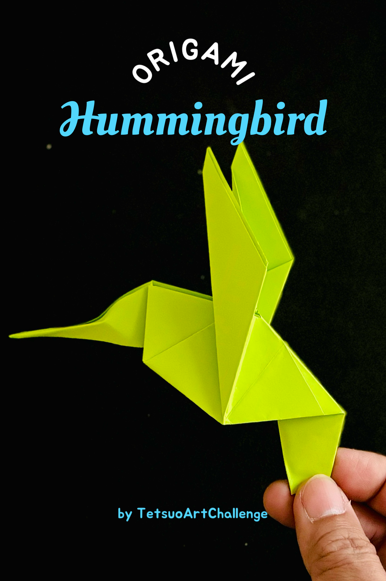 How to Make Origami Hummingbird | Easy Version