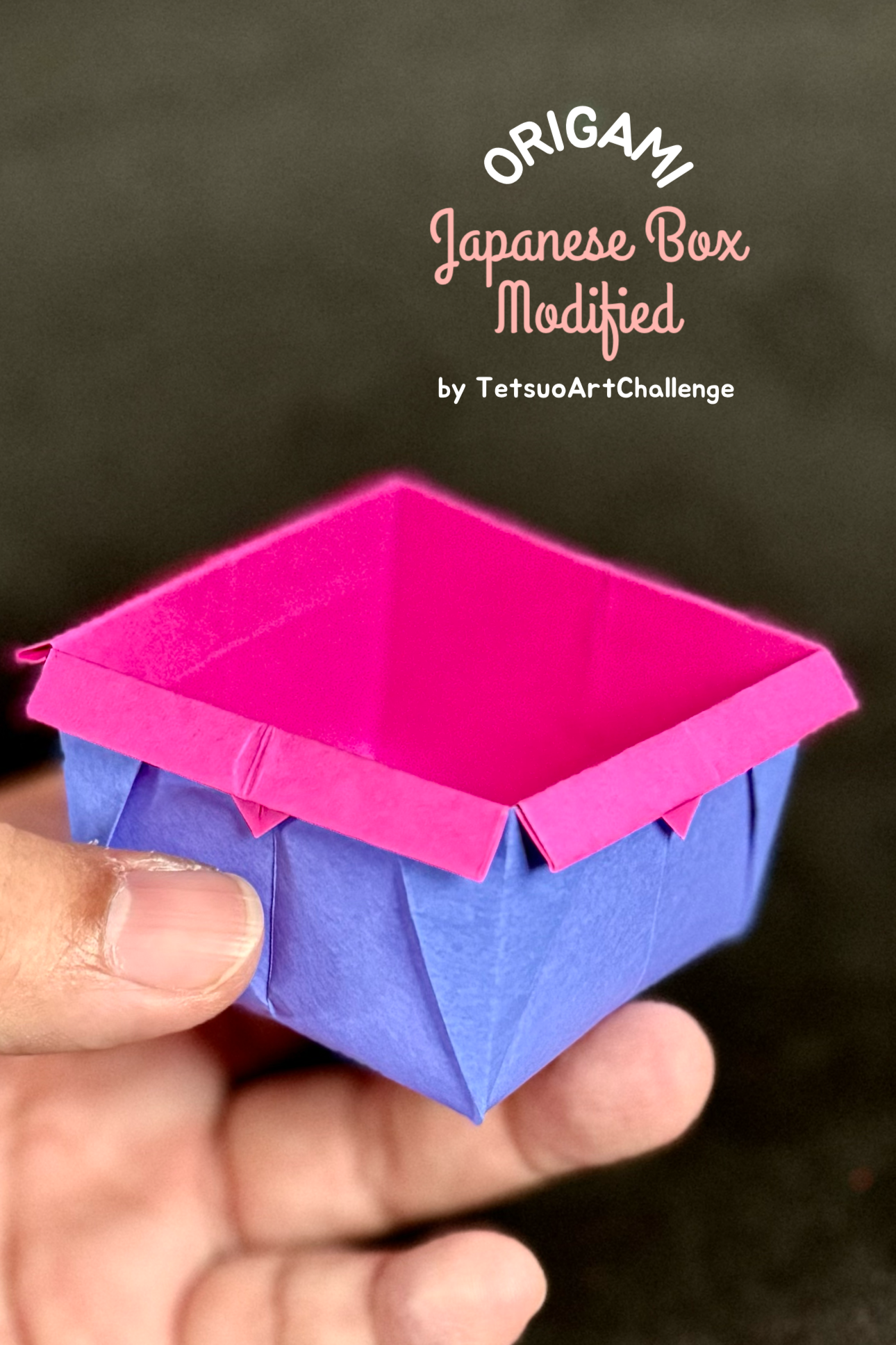 Origami Japanese Box Modified | Paper Craft Tutorial