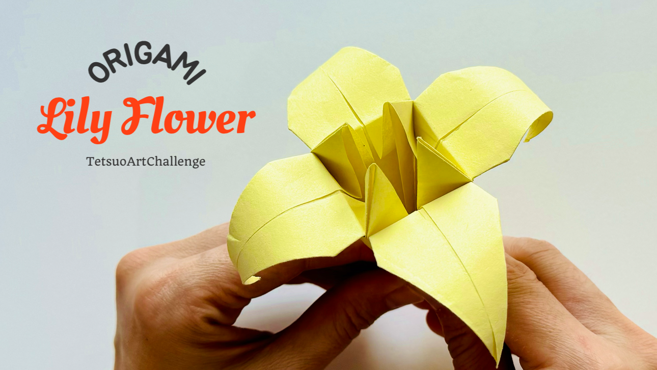 How to Make Origami Lily Flower | Lily Blossom | Paper Craft Ideas