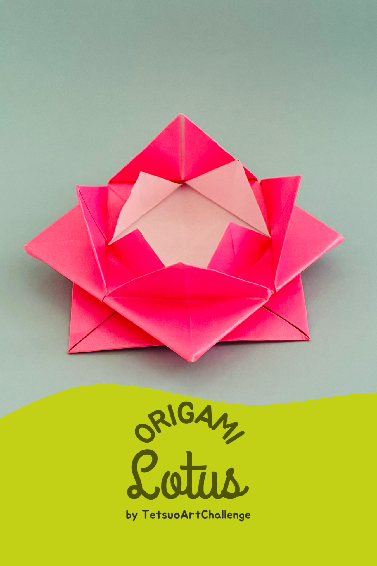 Origami Lotus Flower | Waterlily | Paper Craft Tutorial