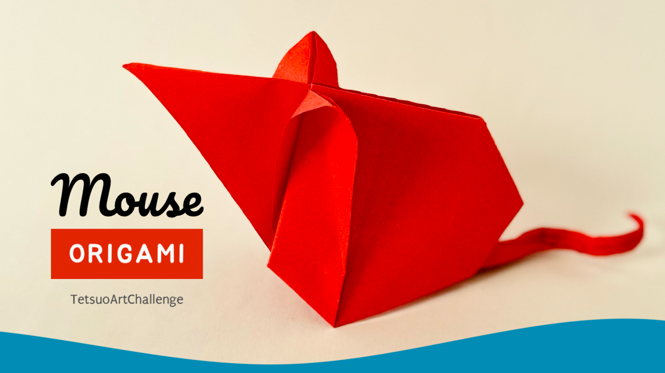 How to Make Origami Mouse | Easy Version | Relaxing Origami