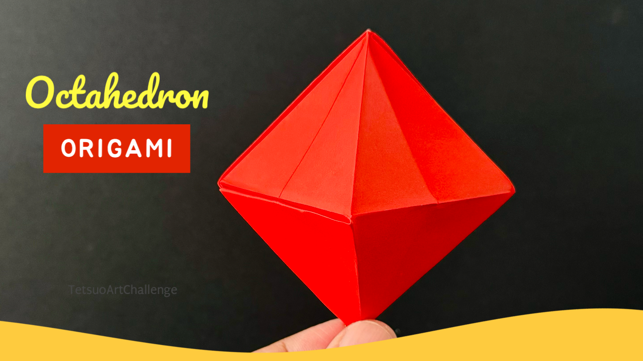 How to Make Origami Octahedron | 3D Origami | Relaxing Origami