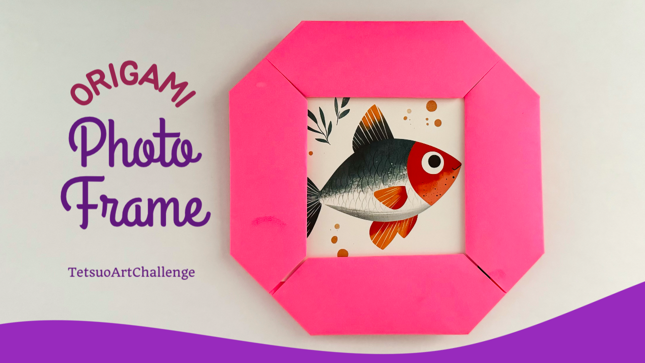 Origami Photo Frame Easy | Paper Craft Tutorial