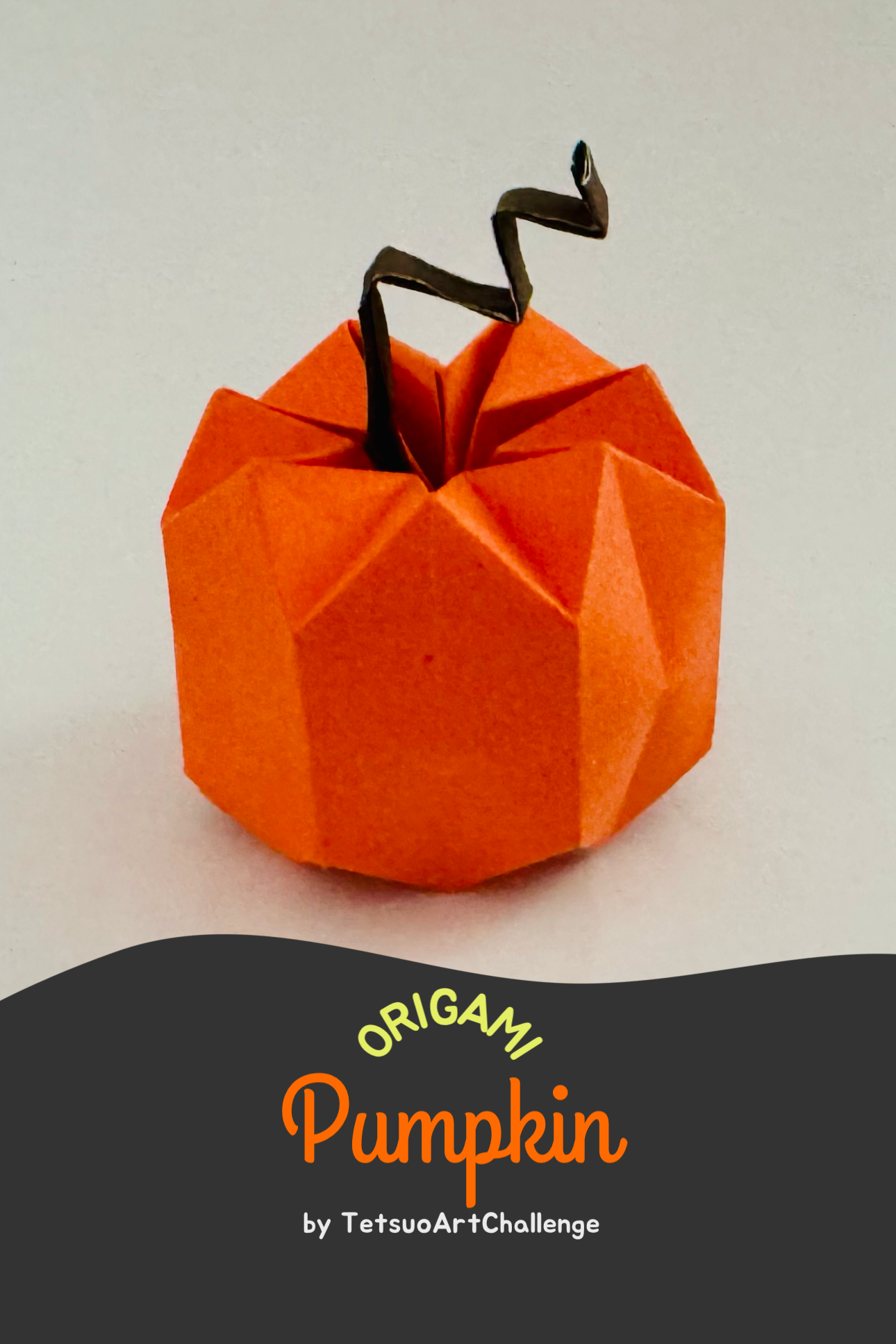 Origami Pumpkin Halloween | Paper Craft Tutorial