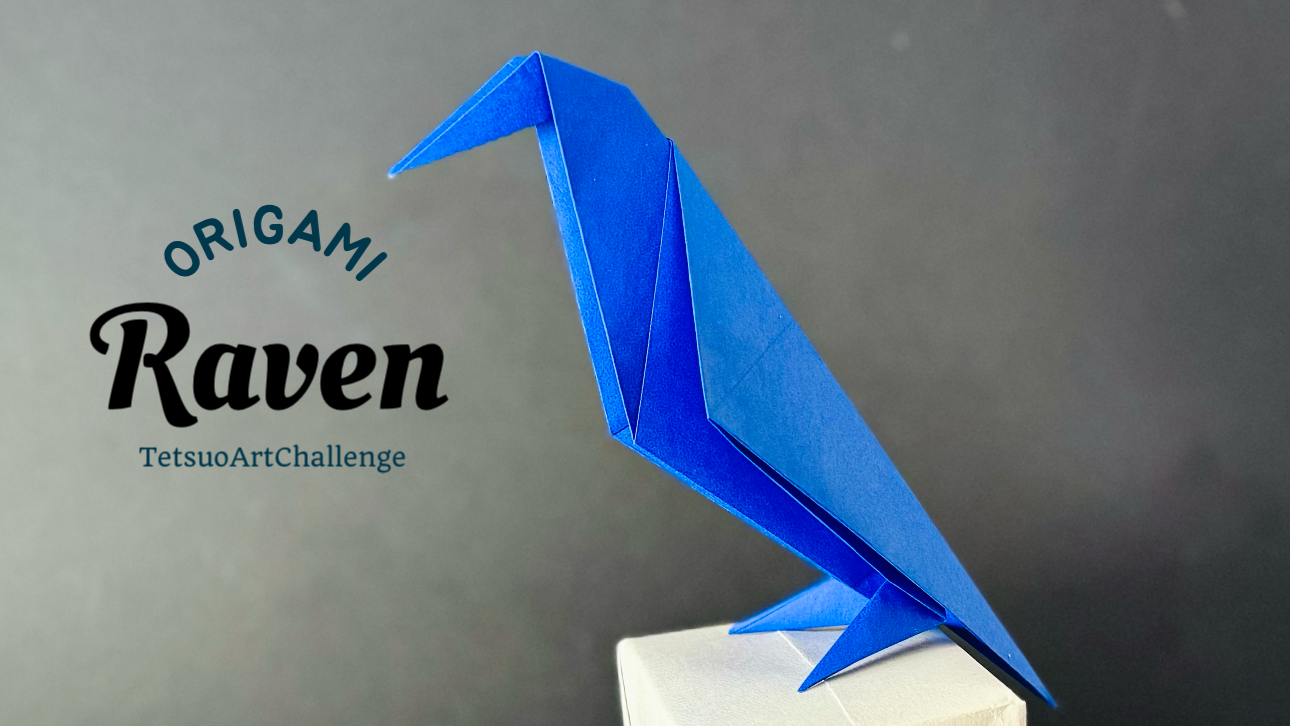 How to Make Origami Raven | Crow | Bird | Easy Version