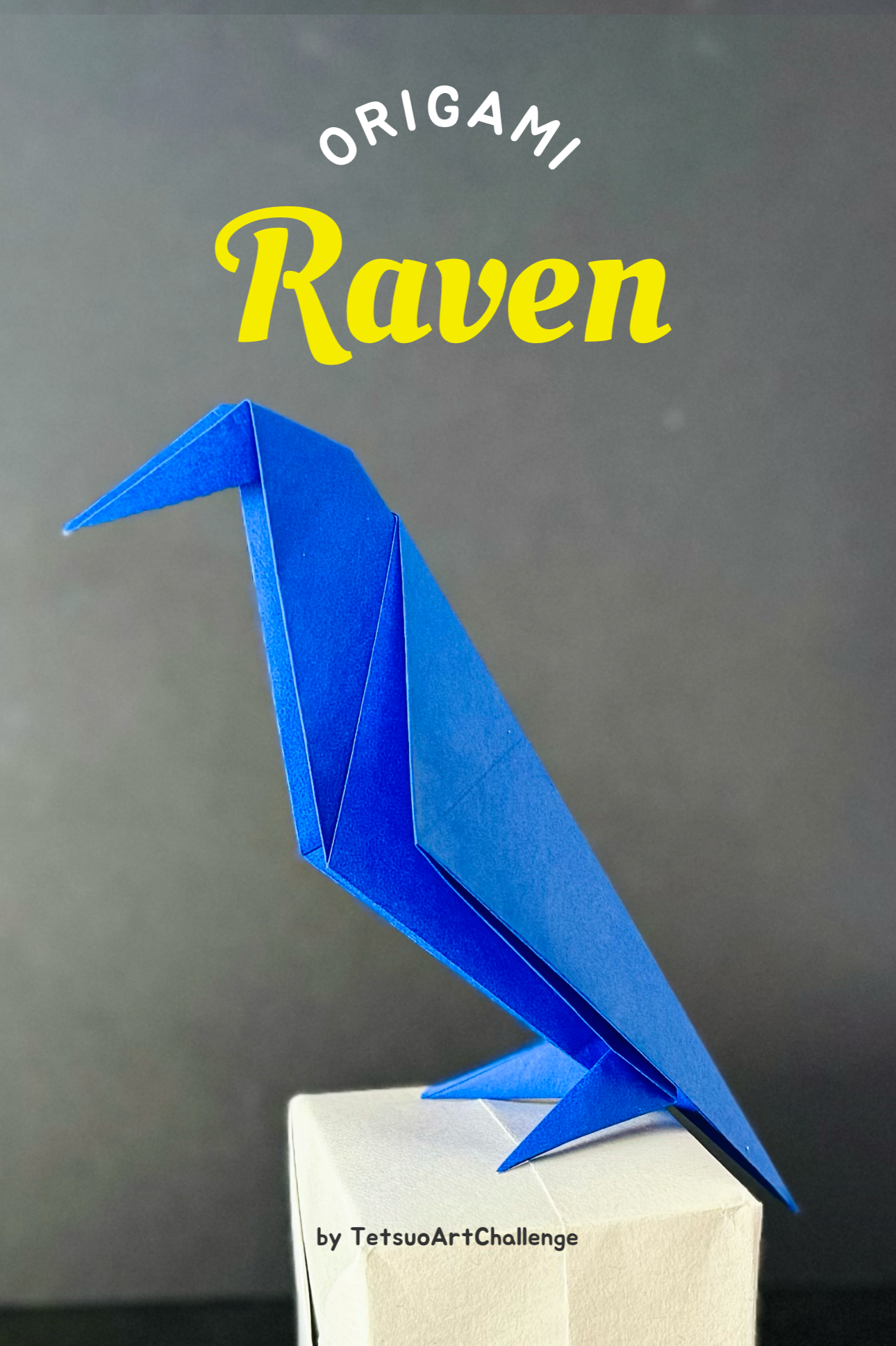 How to Make Origami Raven | Crow | Bird | Easy Version