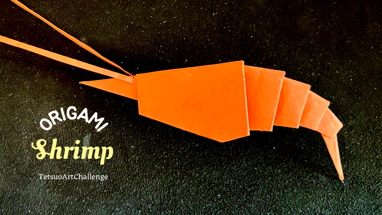 How to Make Origami Shrimp | No Glue Easy Version | Paper Craft Ideas