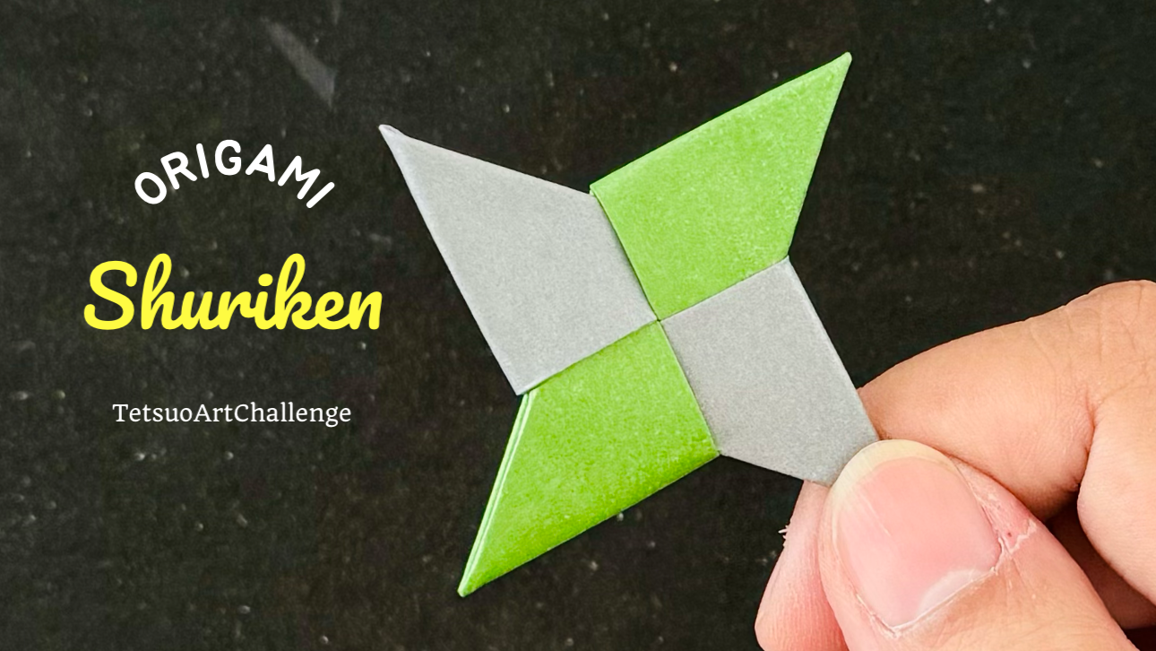 How to Make Origami Shuriken | Paper Ninja Star | Easy Version