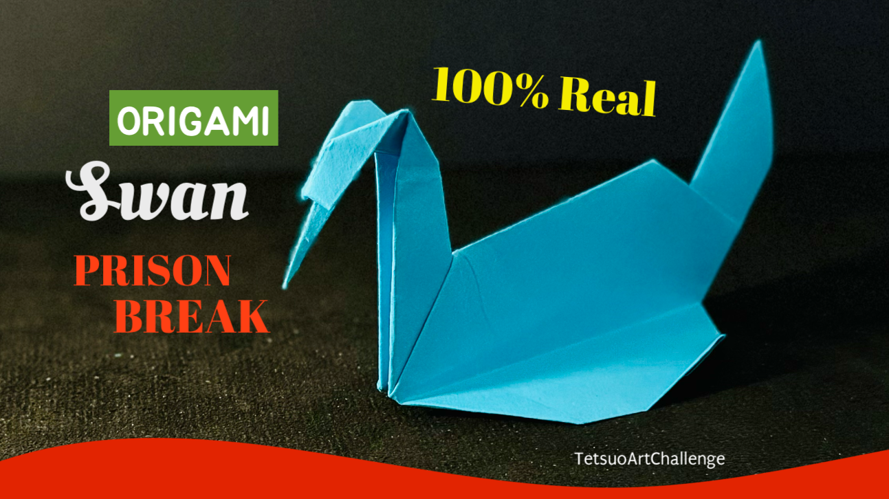 Step by step How to Make Origami Swan Prison Break | 100% Real