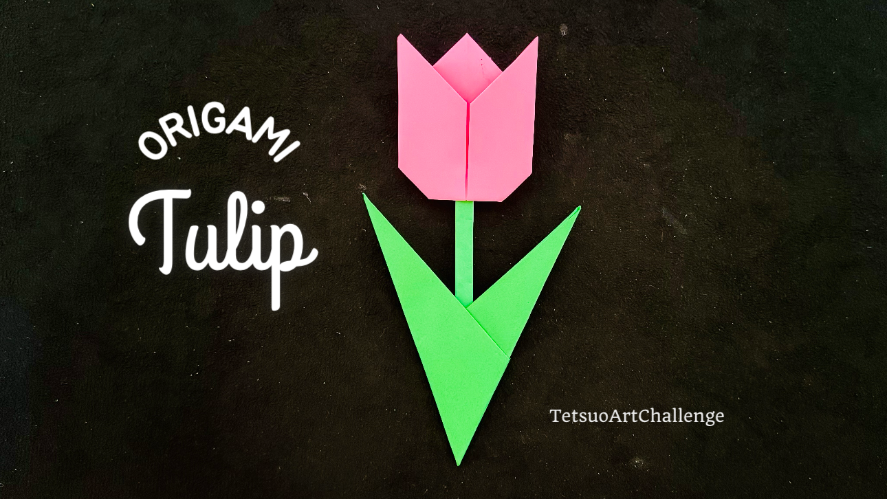 Origami Tulip Flower | Tulip Paper Craft