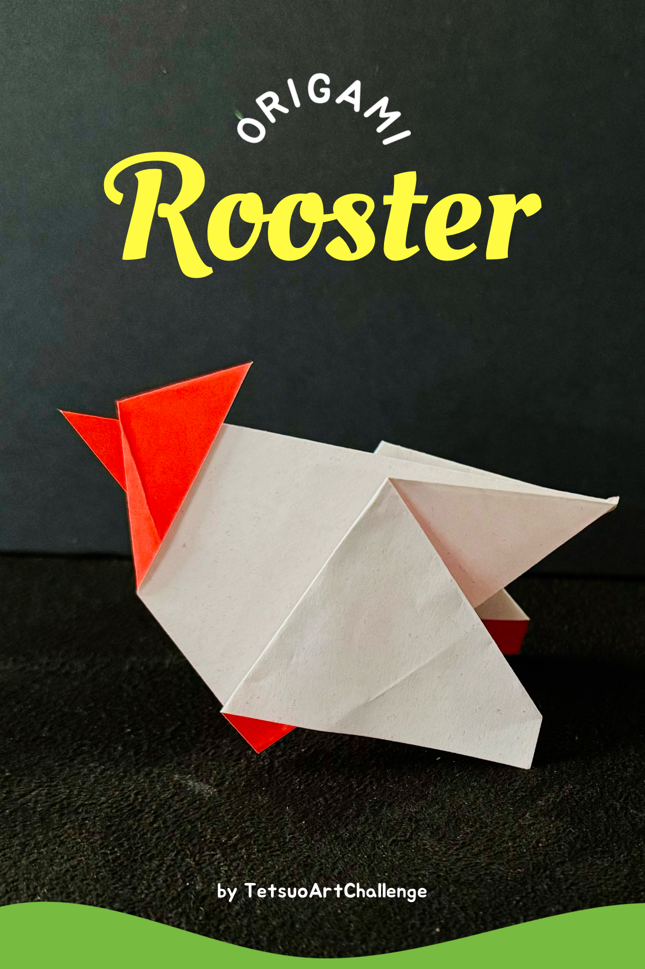 How to Make Origami Rooster | Easy Simple Version | Relaxing Origami